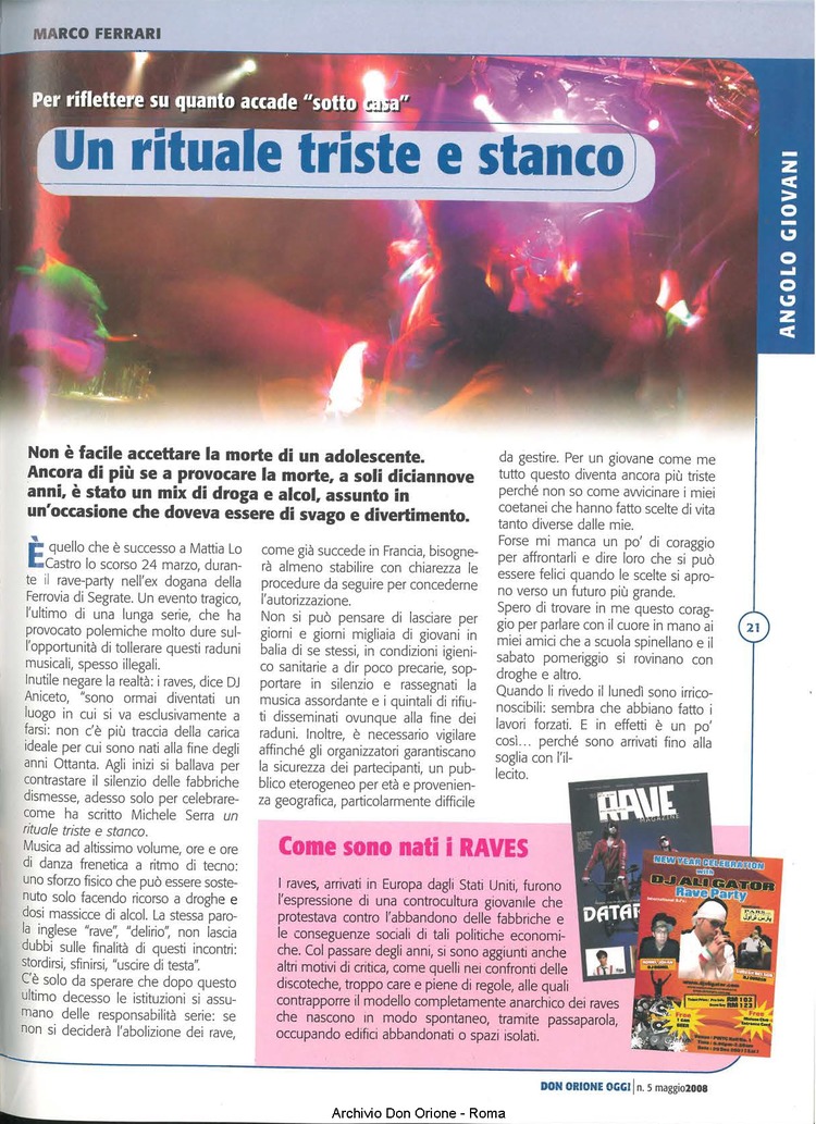 Don Orione oggi, 2008, 05, pagina 21