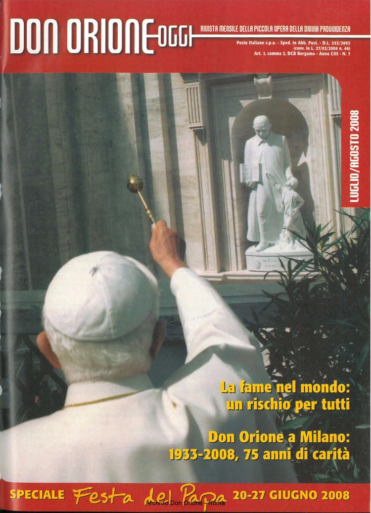 Don Orione oggi, 2008, 07, pagina 1