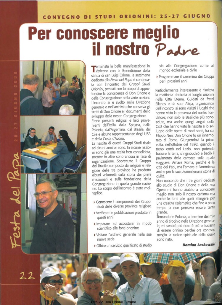 Don Orione oggi, 2008, 07, pagina 22