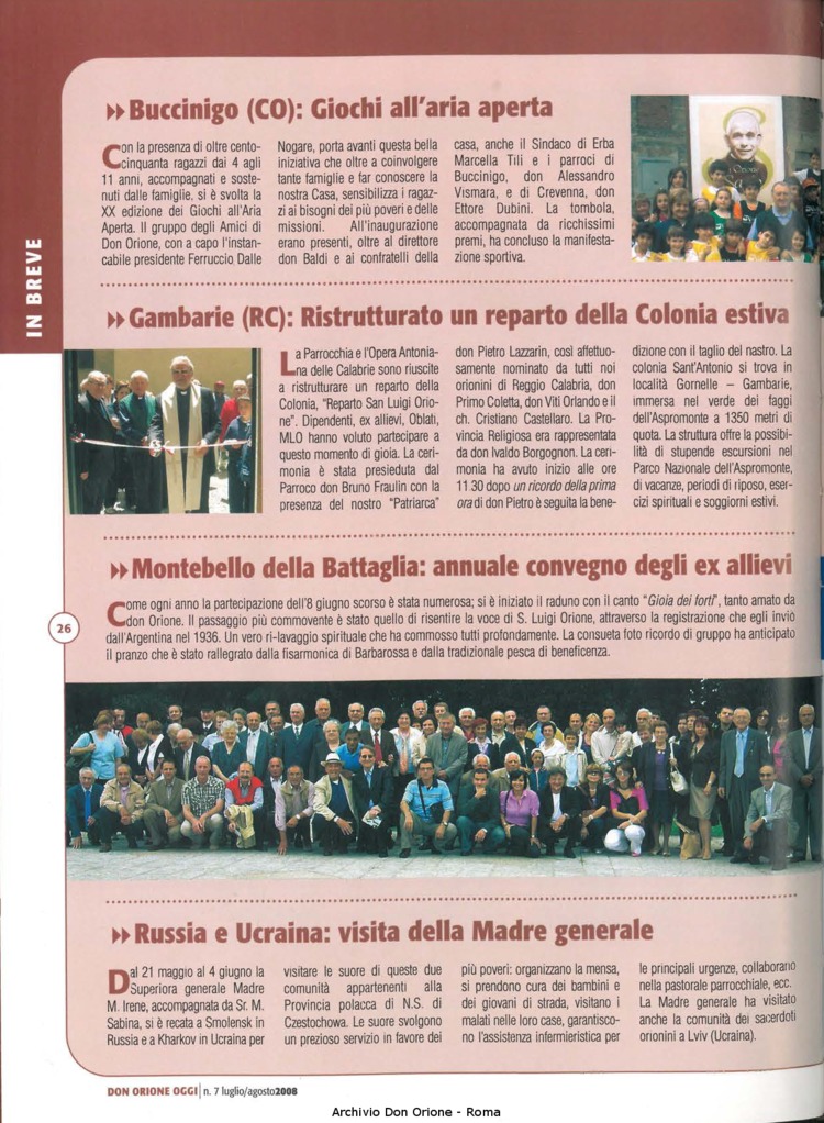 Don Orione oggi, 2008, 07, pagina 26