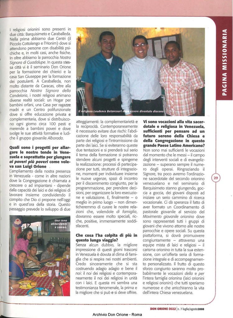 Don Orione oggi, 2008, 07, pagina 29