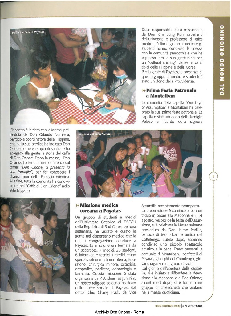 Don Orione oggi, 2008, 09, pagina 9