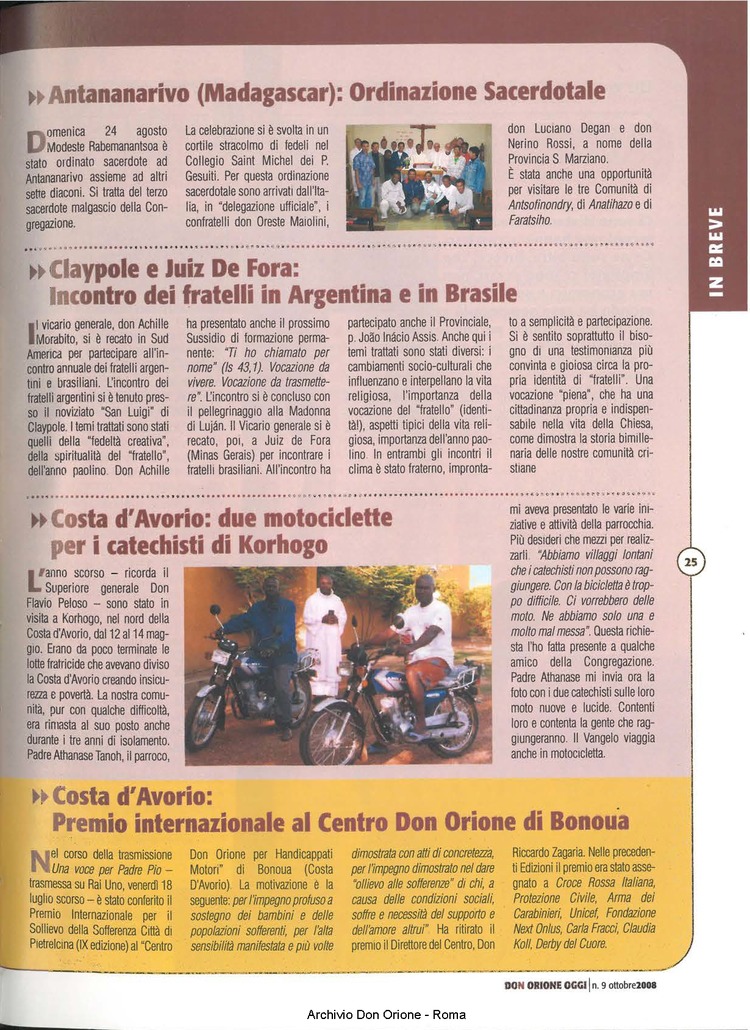 Don Orione oggi, 2008, 09, pagina 25