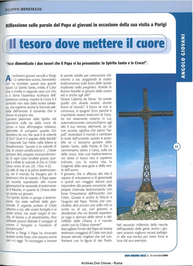 Don Orione oggi, 2008, 10, pagina 21