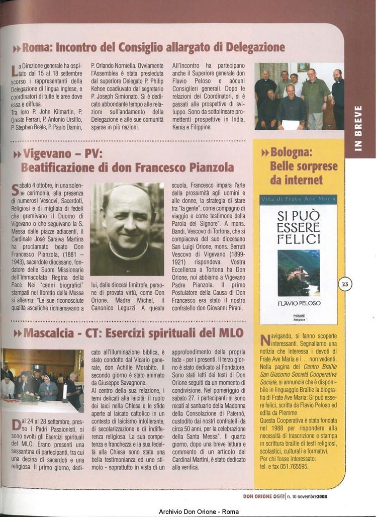 Don Orione oggi, 2008, 10, pagina 23