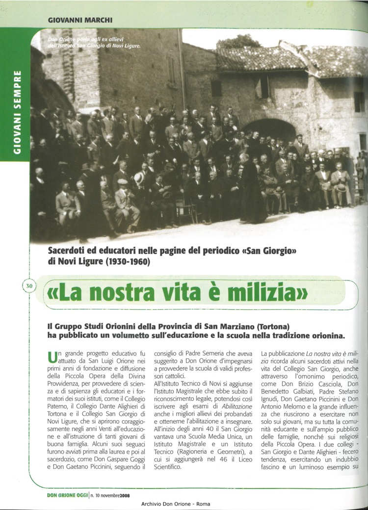 Don Orione oggi, 2008, 10, pagina 30