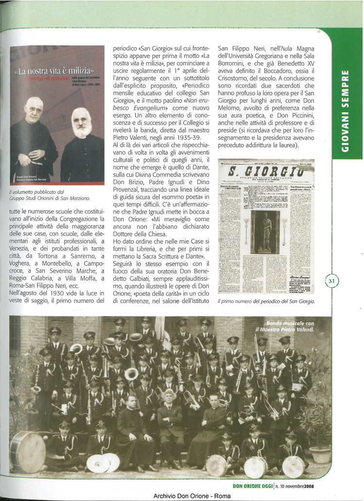 Don Orione oggi, 2008, 10, pagina 31