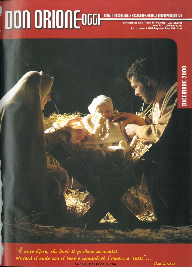 Don Orione oggi, 2008, 11, pagina 1