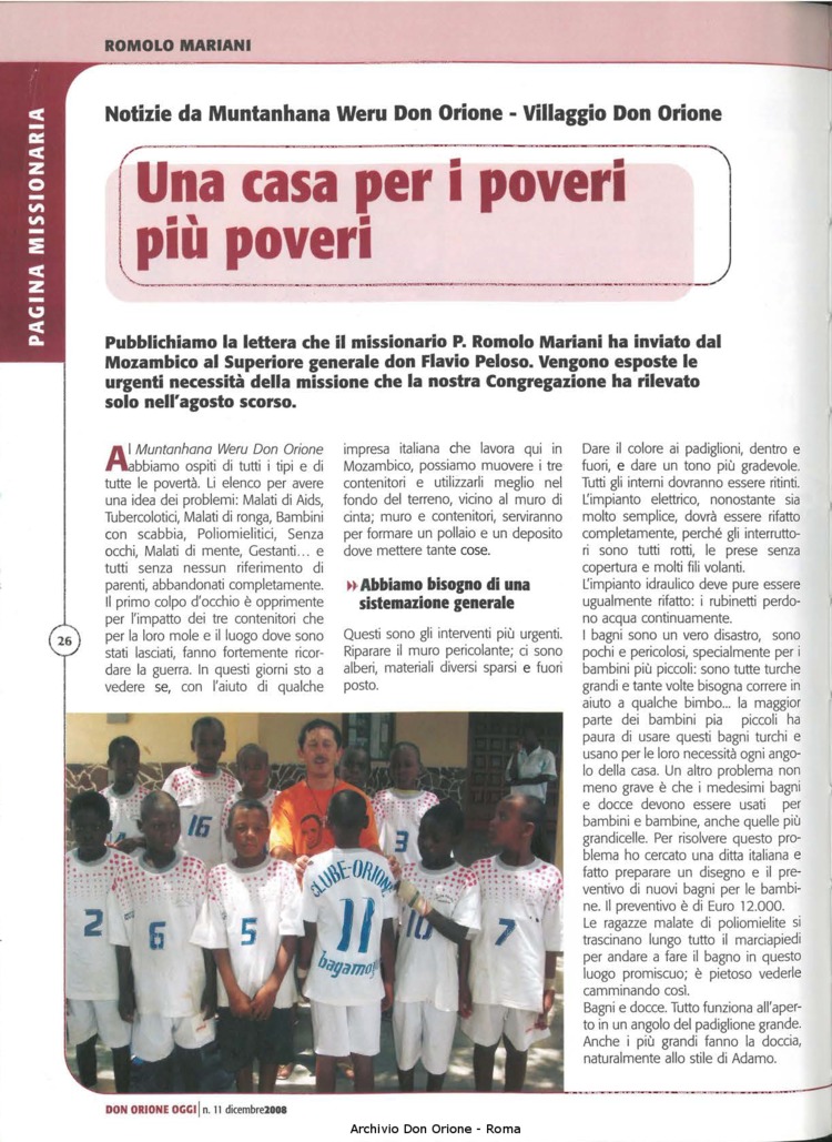 Don Orione oggi, 2008, 11, pagina 26