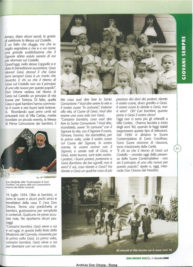 Don Orione oggi, 2008, 11, pagina 31