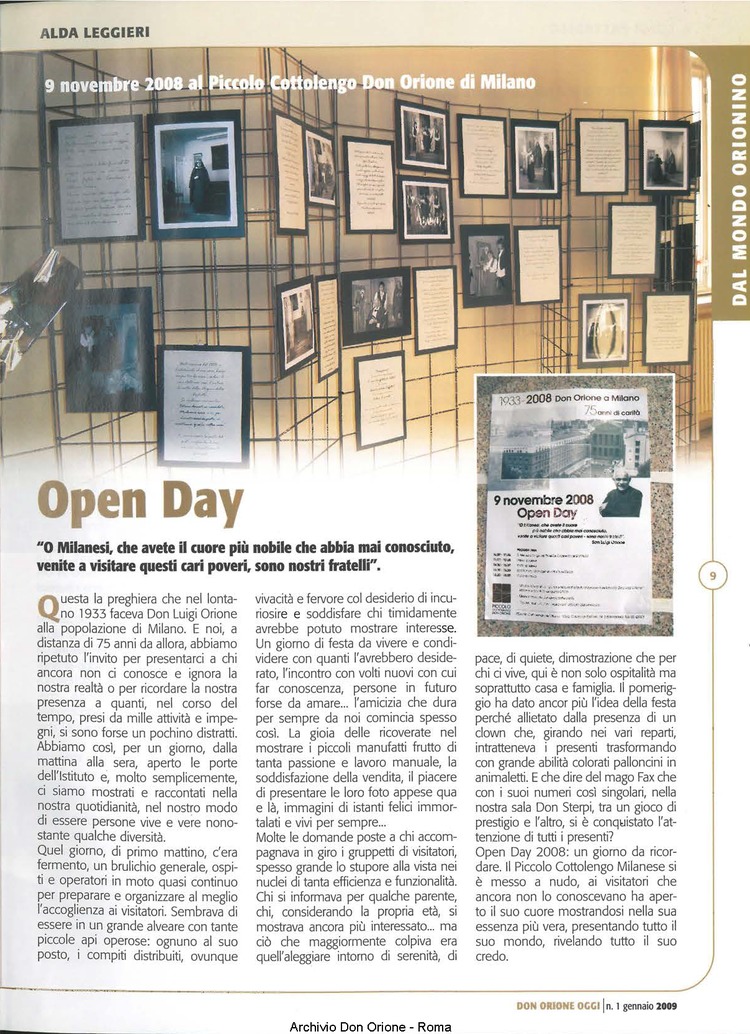 Don Orione oggi, 2009, 01, pagina 9