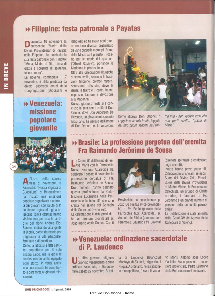 Don Orione oggi, 2009, 01, pagina 24