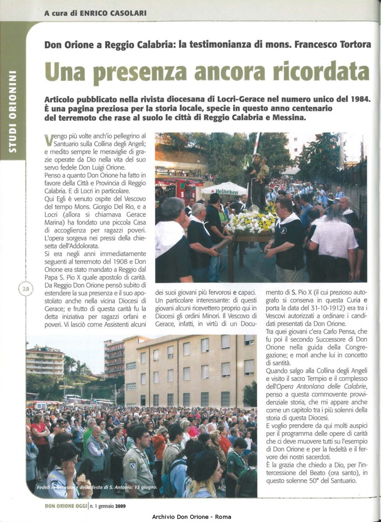 Don Orione oggi, 2009, 01, pagina 28