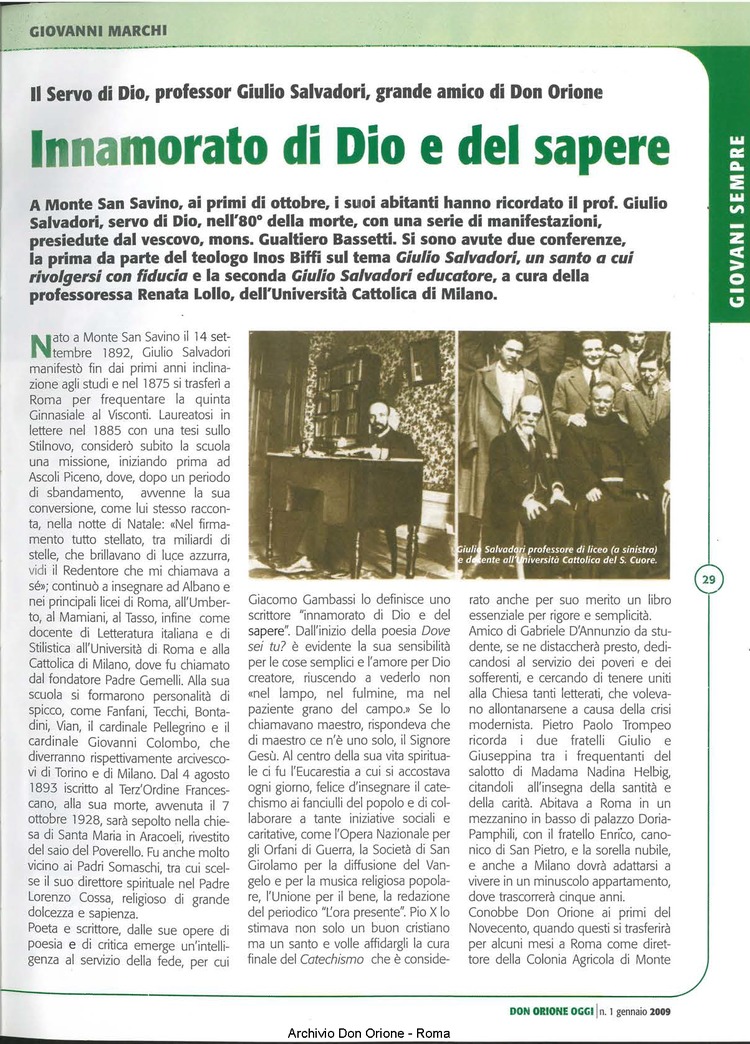 Don Orione oggi, 2009, 01, pagina 29