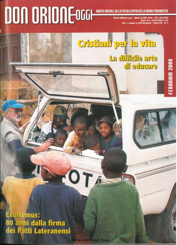 Don Orione oggi, 2009, 02, pagina 1