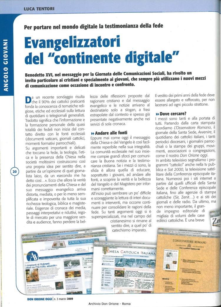 Don Orione oggi, 2009, 03, pagina 20