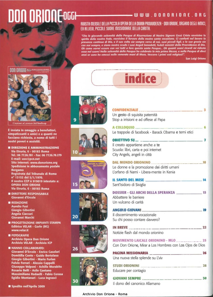 Don Orione oggi, 2009, 04, pagina 2