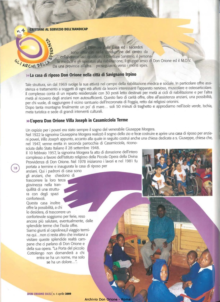 Don Orione oggi, 2009, 04, pagina 18