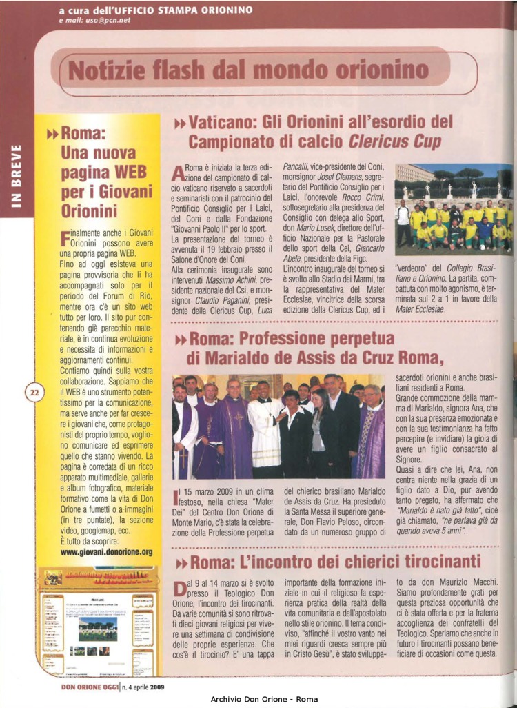 Don Orione oggi, 2009, 04, pagina 22