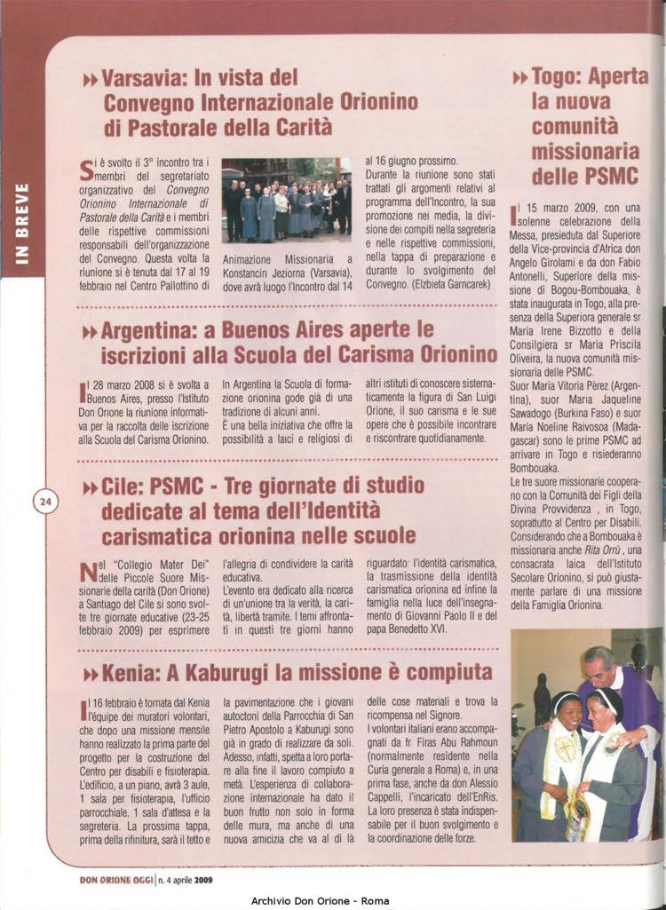 Don Orione oggi, 2009, 04, pagina 24