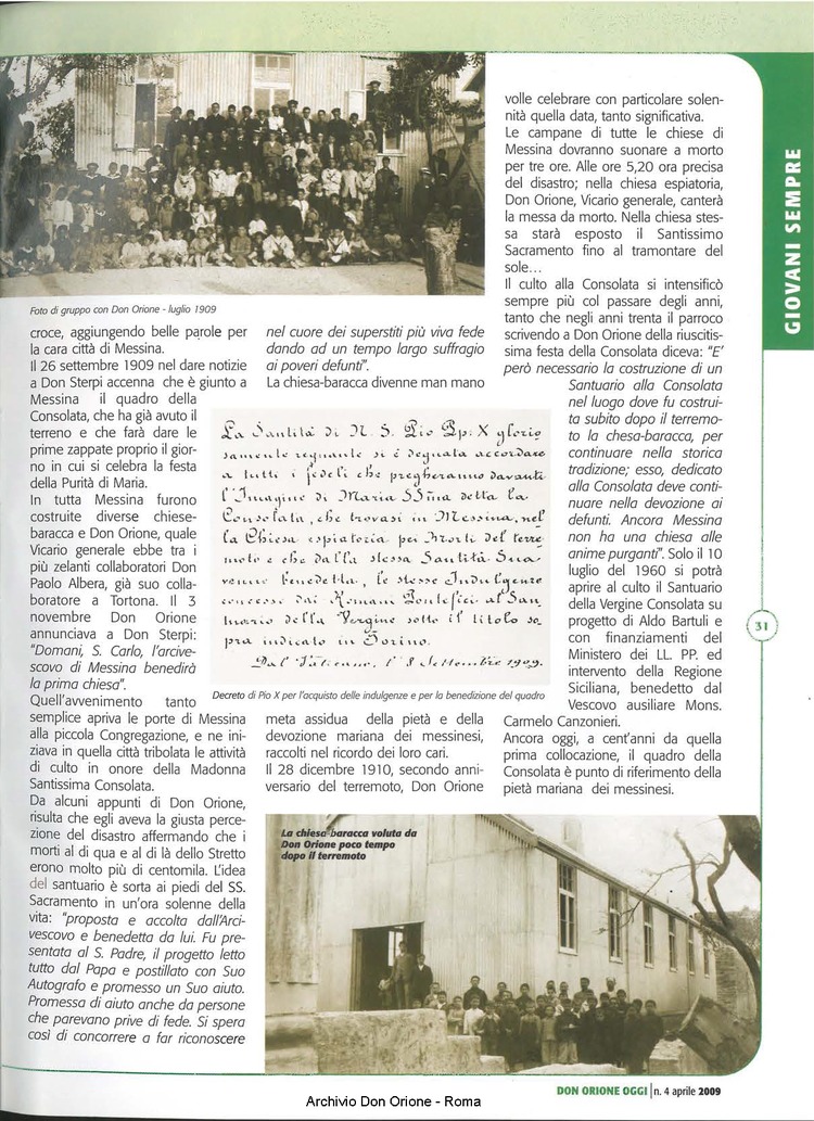 Don Orione oggi, 2009, 04, pagina 31