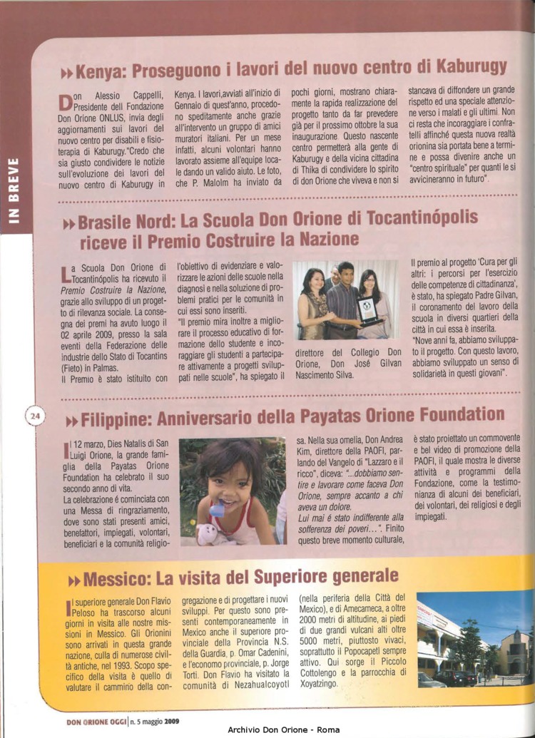 Don Orione oggi, 2009, 05, pagina 24