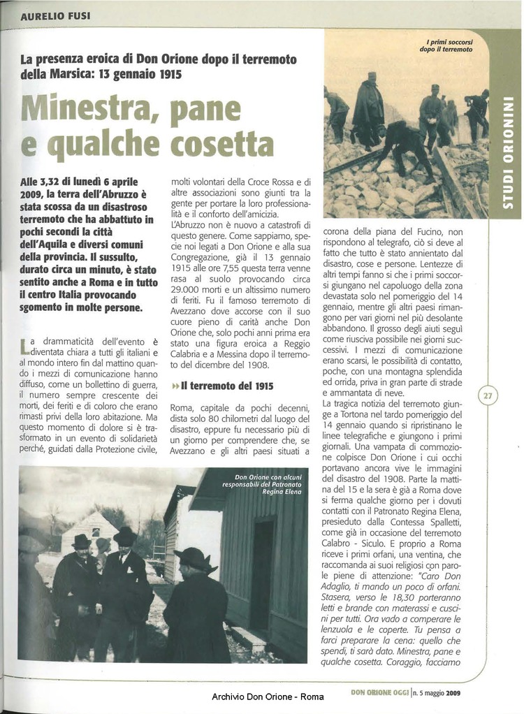 Don Orione oggi, 2009, 05, pagina 27