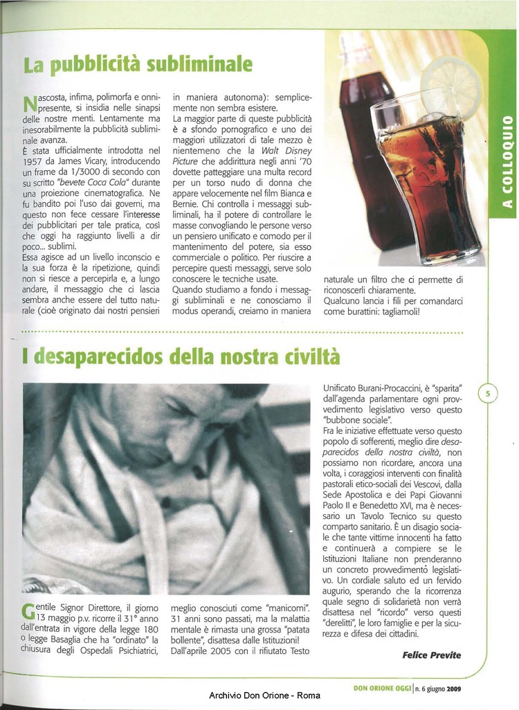 Don Orione oggi, 2009, 06, pagina 5