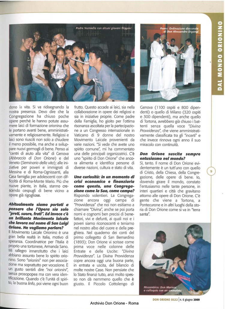 Don Orione oggi, 2009, 06, pagina 9