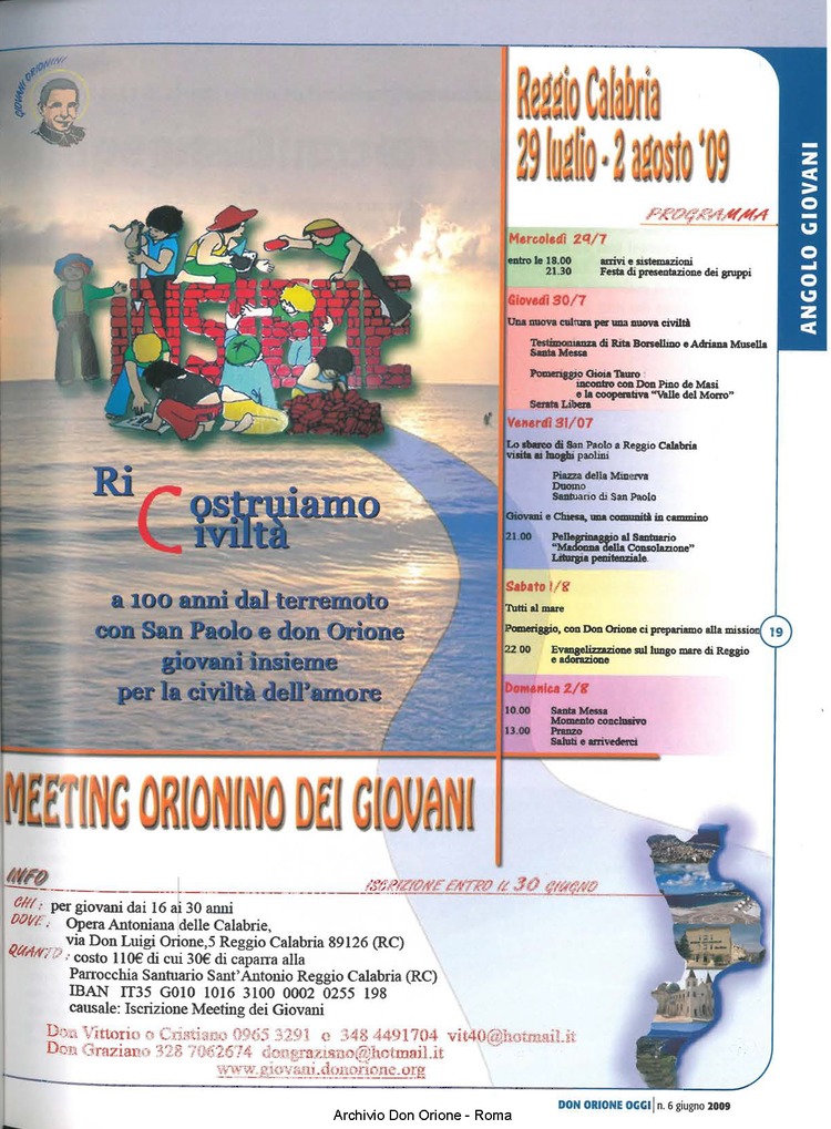 Don Orione oggi, 2009, 06, pagina 19