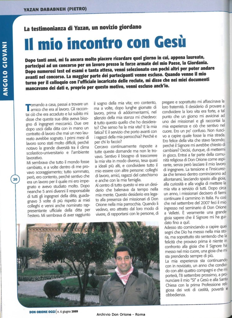 Don Orione oggi, 2009, 06, pagina 20
