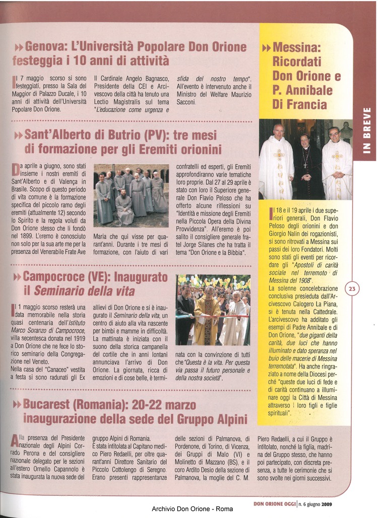 Don Orione oggi, 2009, 06, pagina 23