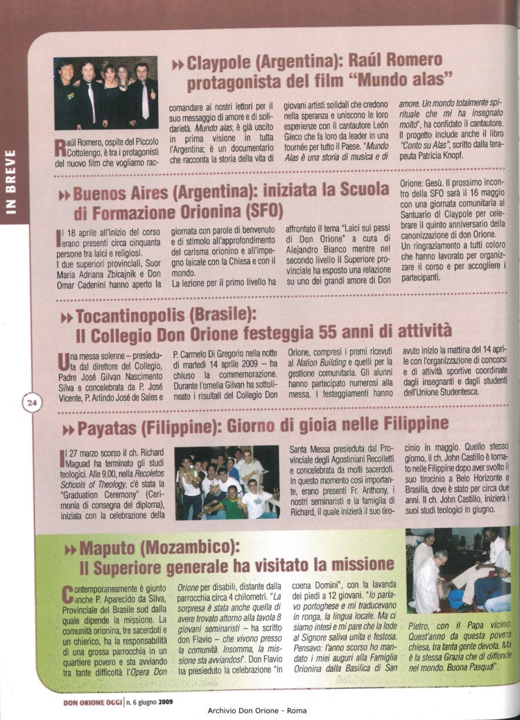 Don Orione oggi, 2009, 06, pagina 24