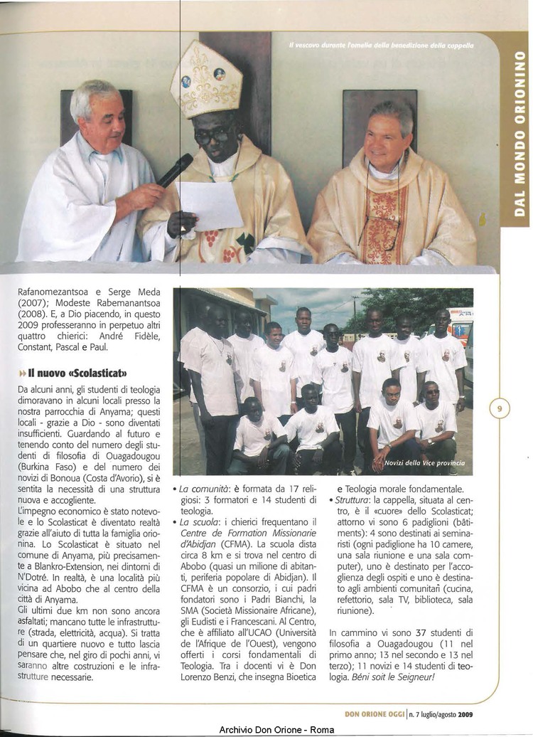 Don Orione oggi, 2009, 07, pagina 9