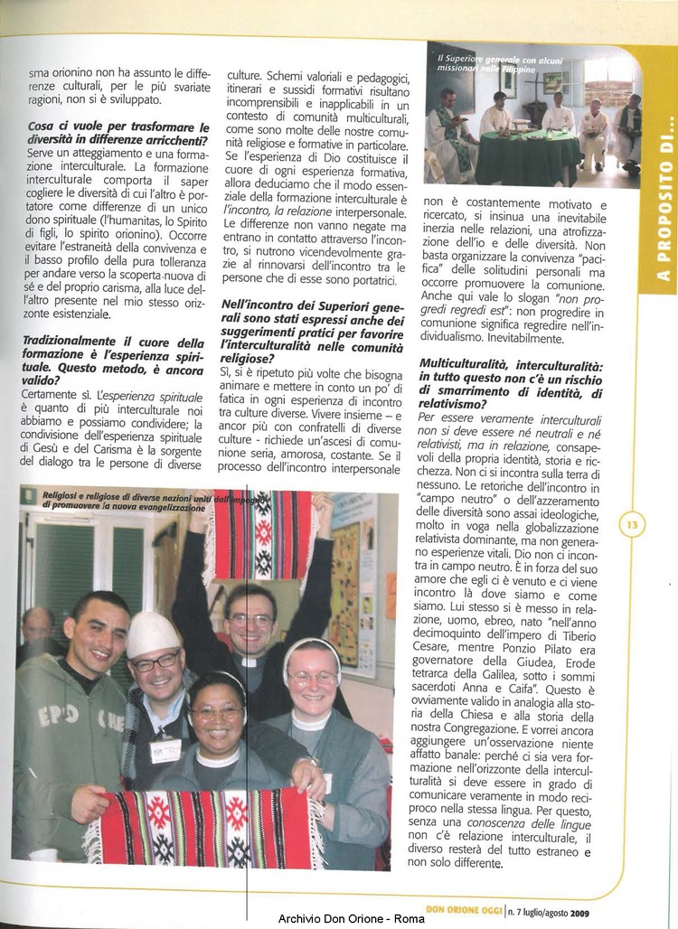 Don Orione oggi, 2009, 07, pagina 13