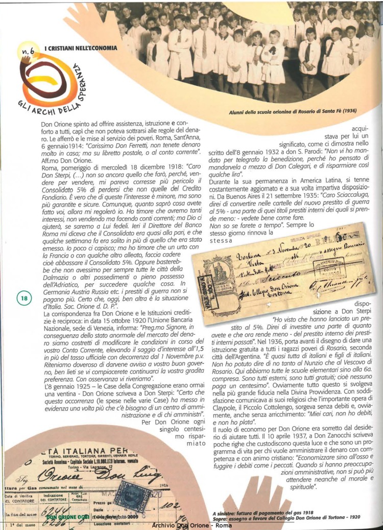 Don Orione oggi, 2009, 07, pagina 18