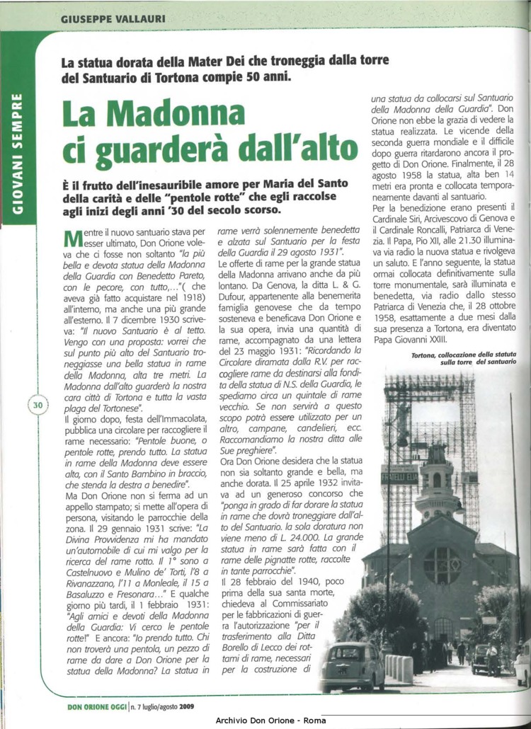 Don Orione oggi, 2009, 07, pagina 30