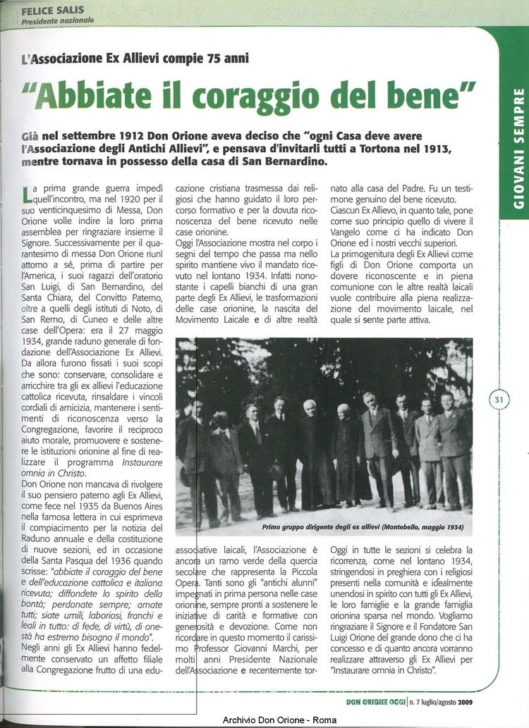 Don Orione oggi, 2009, 07, pagina 31