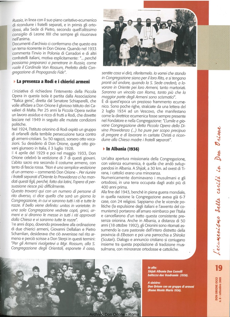 Don Orione oggi, 2009, 08, pagina 19