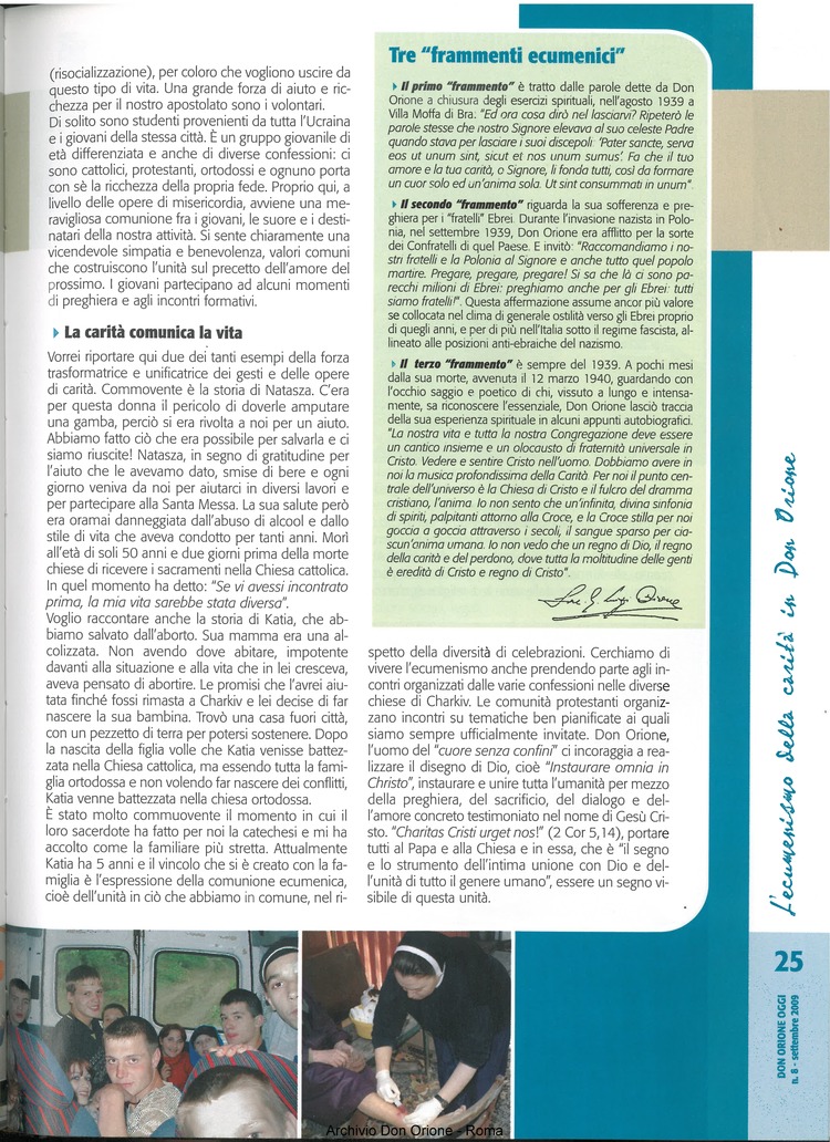 Don Orione oggi, 2009, 08, pagina 25