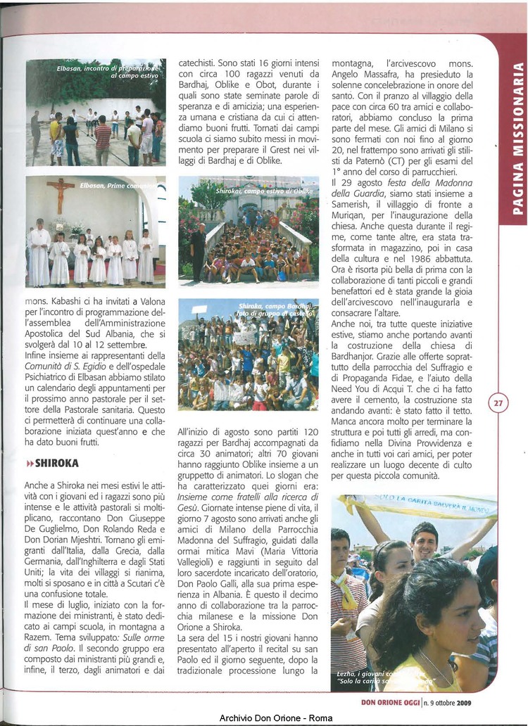 Don Orione oggi, 2009, 09, pagina 27