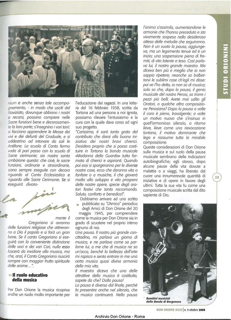 Don Orione oggi, 2009, 09, pagina 29
