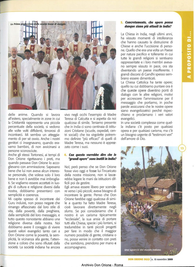 Don Orione oggi, 2009, 10, pagina 13