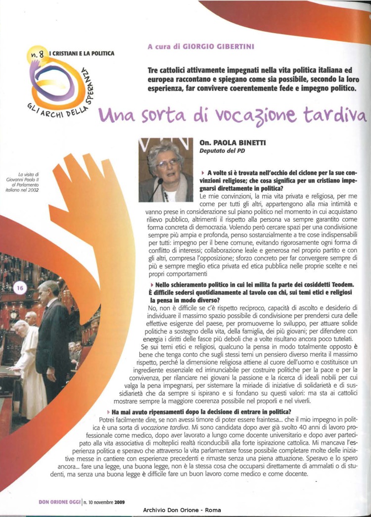 Don Orione oggi, 2009, 10, pagina 16