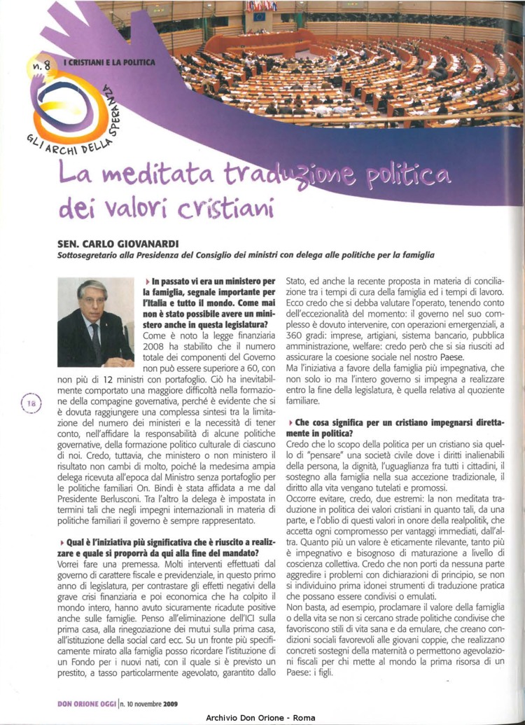 Don Orione oggi, 2009, 10, pagina 18