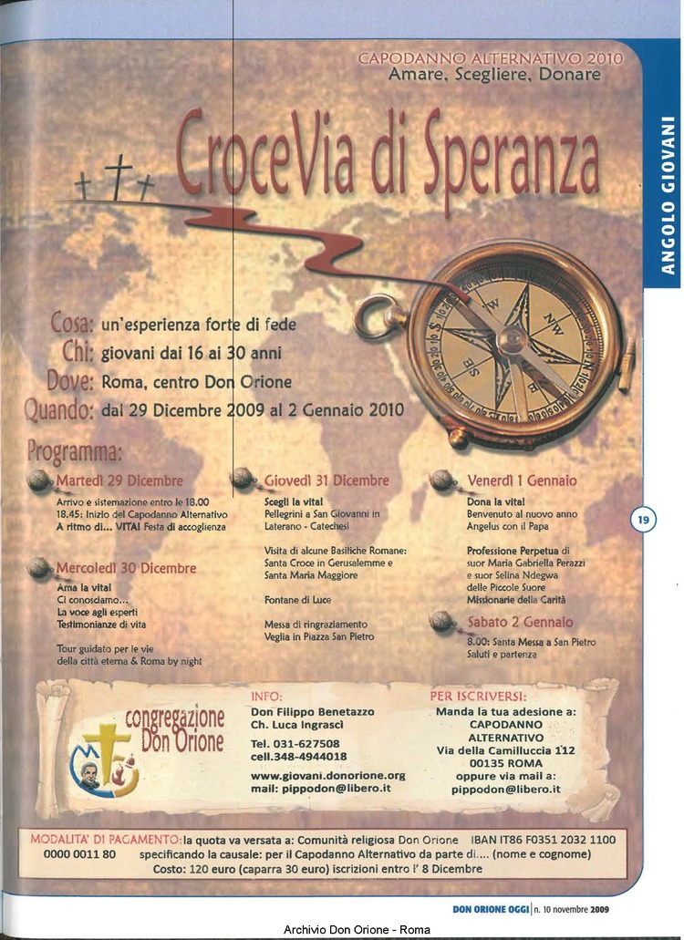 Don Orione oggi, 2009, 10, pagina 19