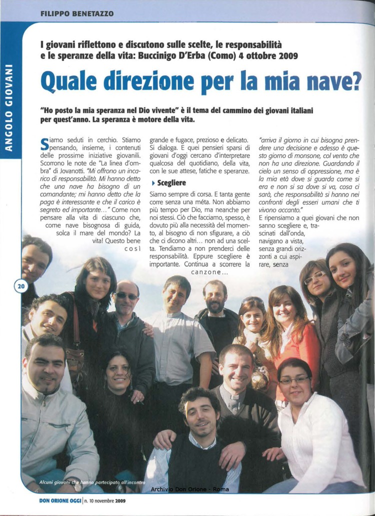 Don Orione oggi, 2009, 10, pagina 20