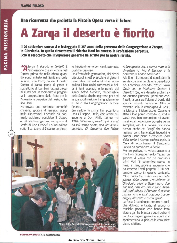 Don Orione oggi, 2009, 10, pagina 26