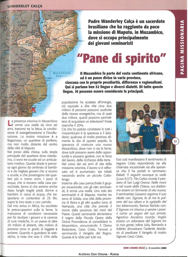 Don Orione oggi, 2009, 10, pagina 27