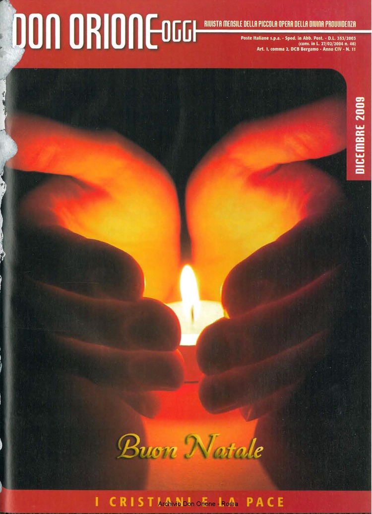 Don Orione oggi, 2009, 11, pagina 1